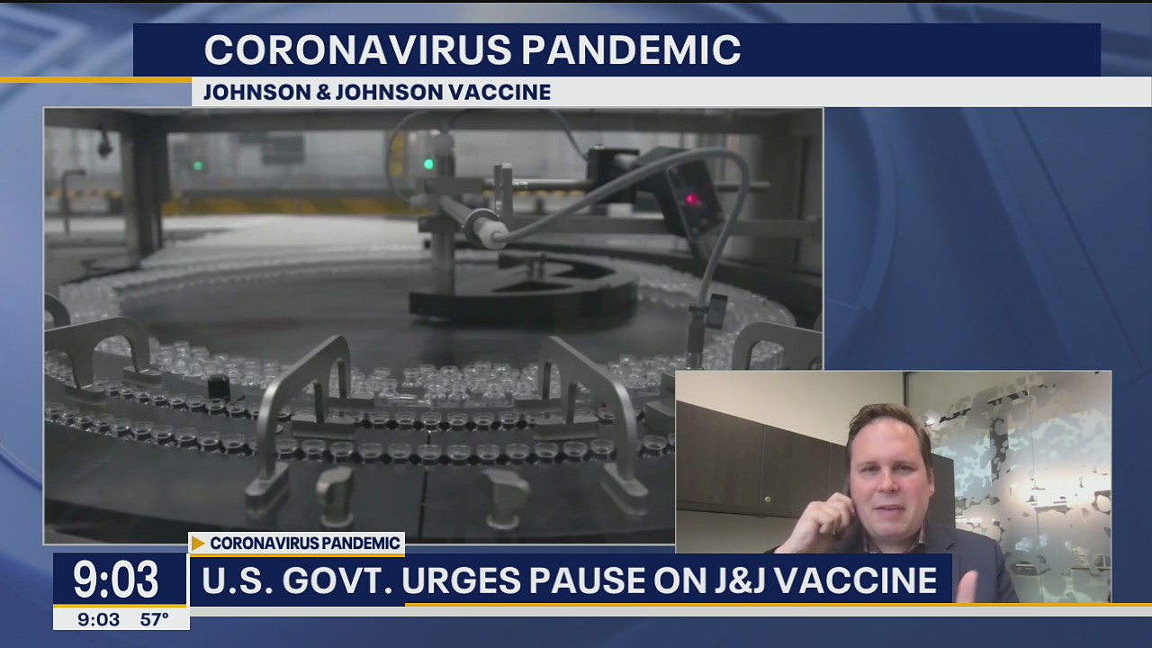 U.S. government urges pause on Johnson and Johnson vaccine