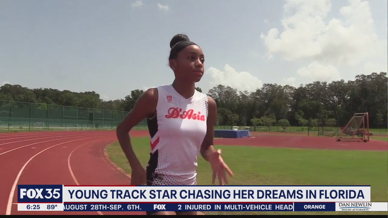 Young track star chasing her dreams in Florida