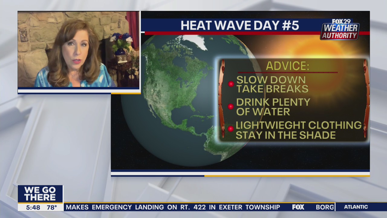 Weather Authority: Tuesday to mark day 5 of heat wave
