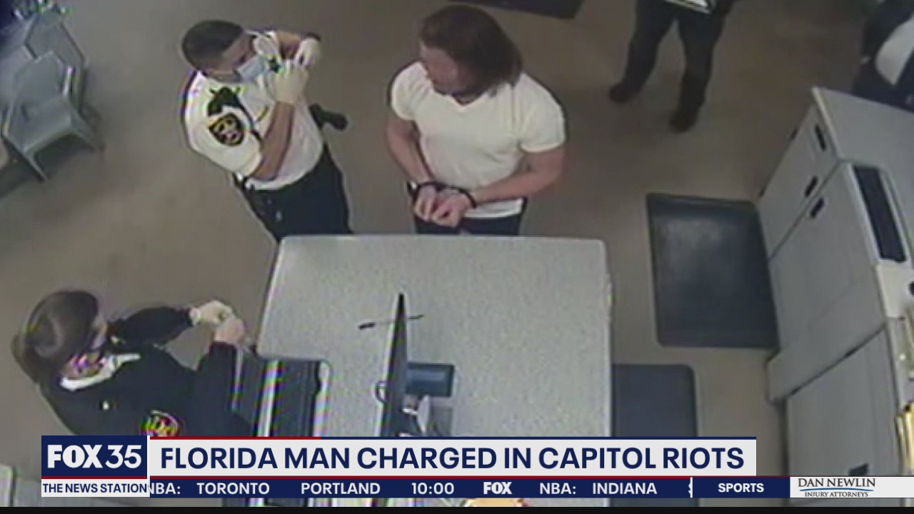 Florida man charged in Capitol riots