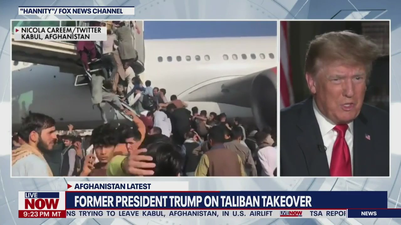 Trump on Taliban takeover under Biden Administration
