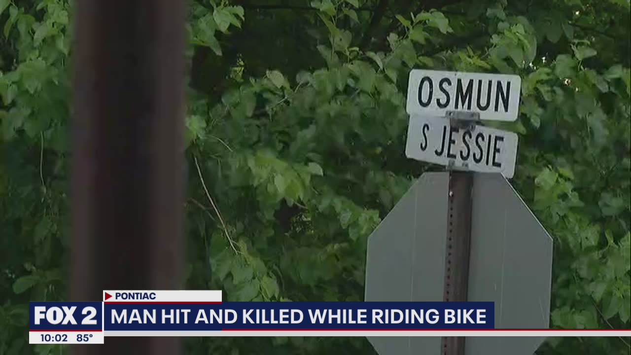 Man, 60, dead after Pontiac hit and run, police search for suspect