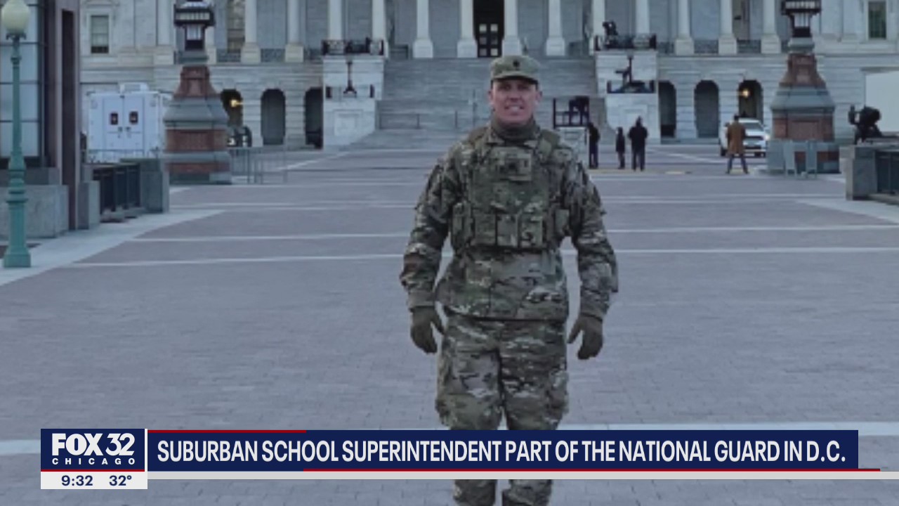 Illinois school superintendent part of National Guard in DC