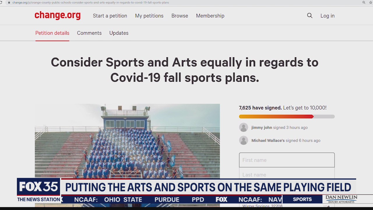 Dancers, cheerleaders and band members could be allowed at Friday night football games