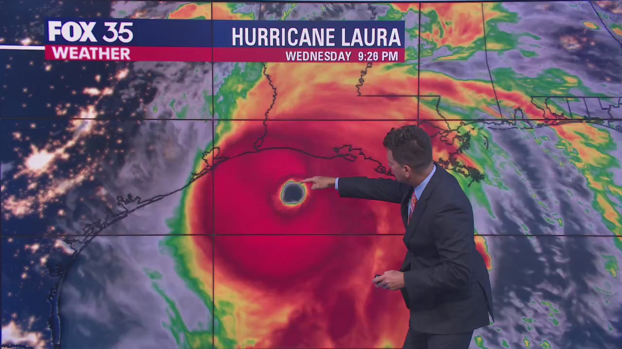 Hurricane Laura makes landfall