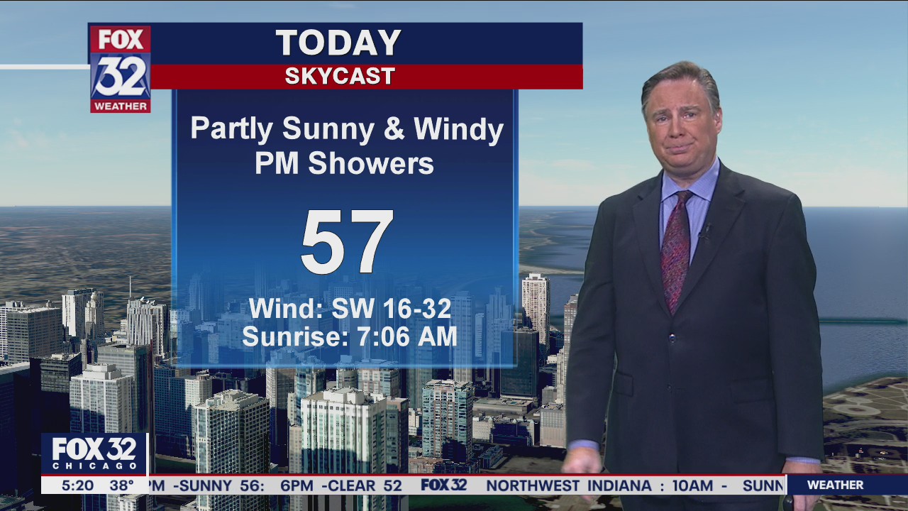 Morning forecast for Chicago on Oct. 16th
