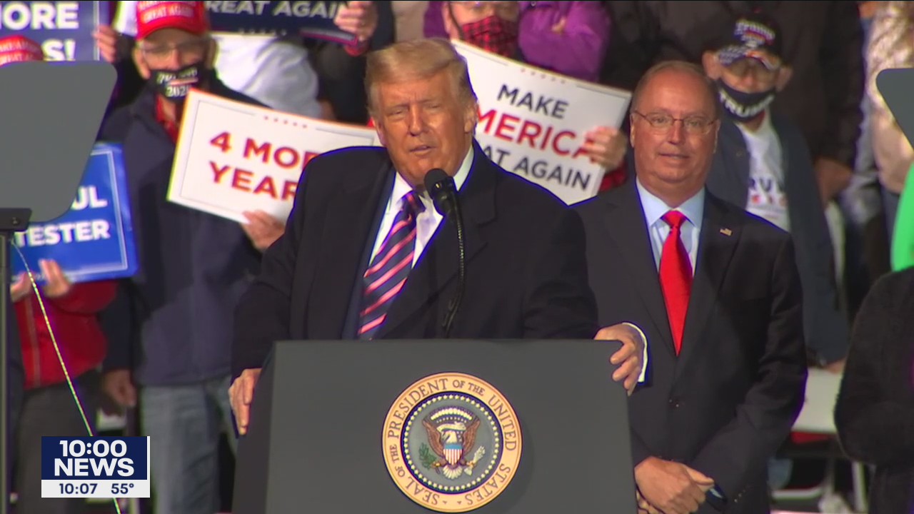 Trump, Biden host dueling campaign stops in Minnesota as early voting begins