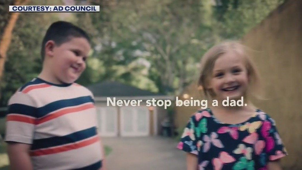 New ad campaign reminds dads to keep encouraging children