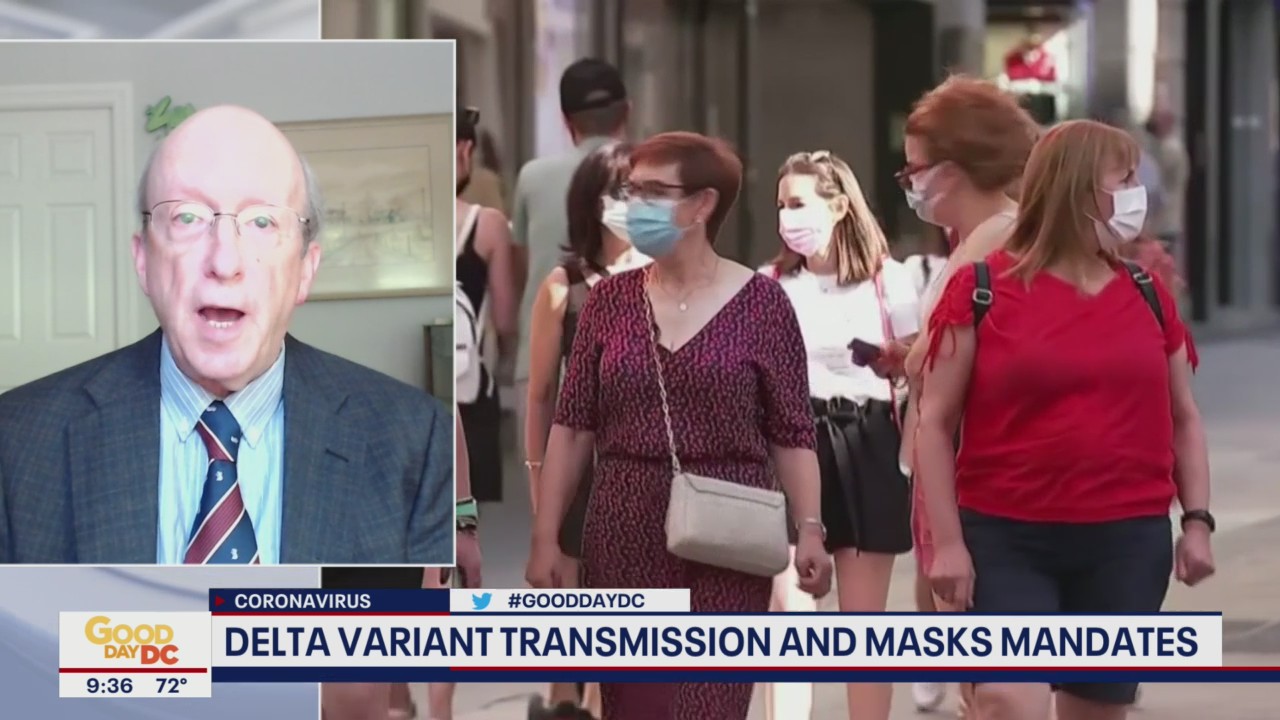 Delta variant transmission and masks mandates