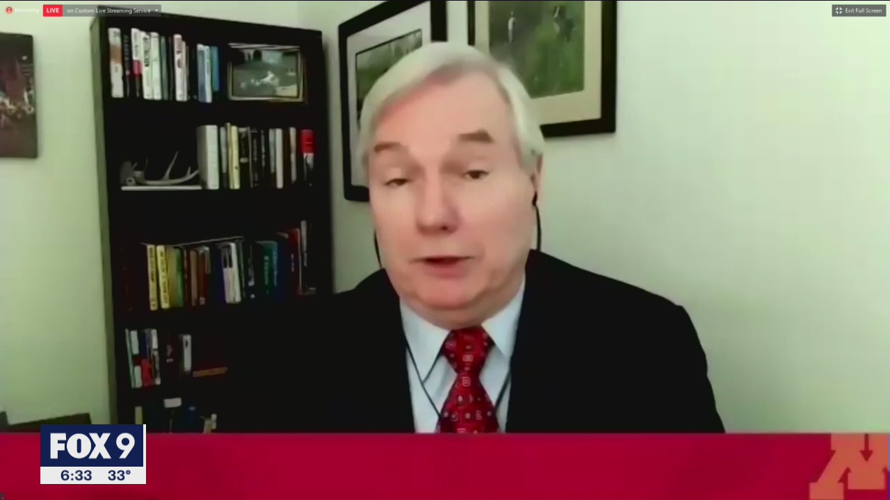 Dr. Osterholm discusses COVID-19 with U of M President Joan Gabel