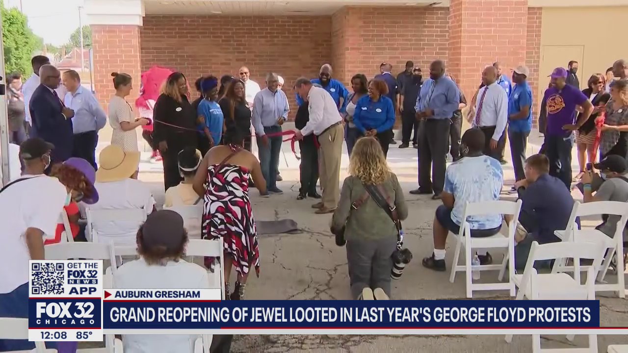 Grand reopening of Jewel looted in last year's George Floyd protests