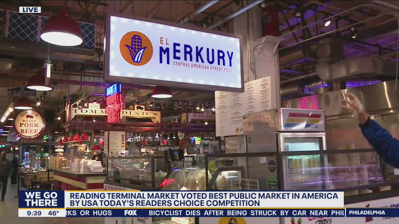 Reading Terminal Market voted best public Market in America by USA Today readers