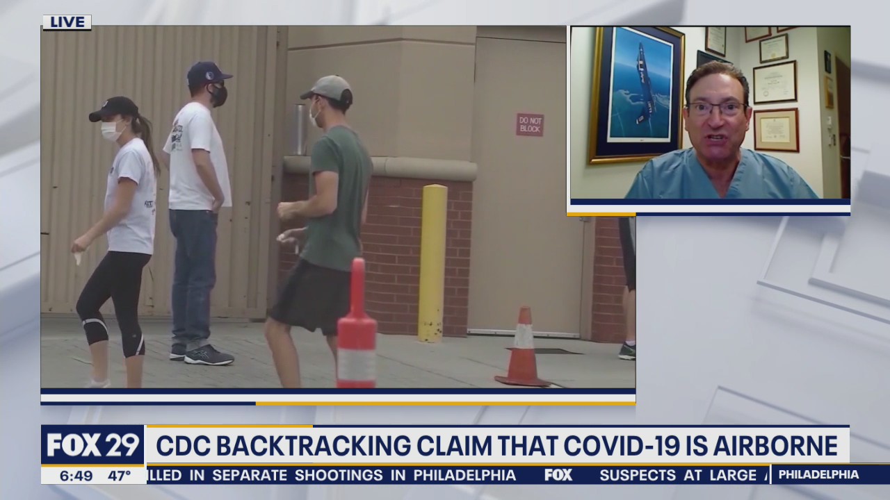 CDC backtracks on claim that coronavirus is airborne