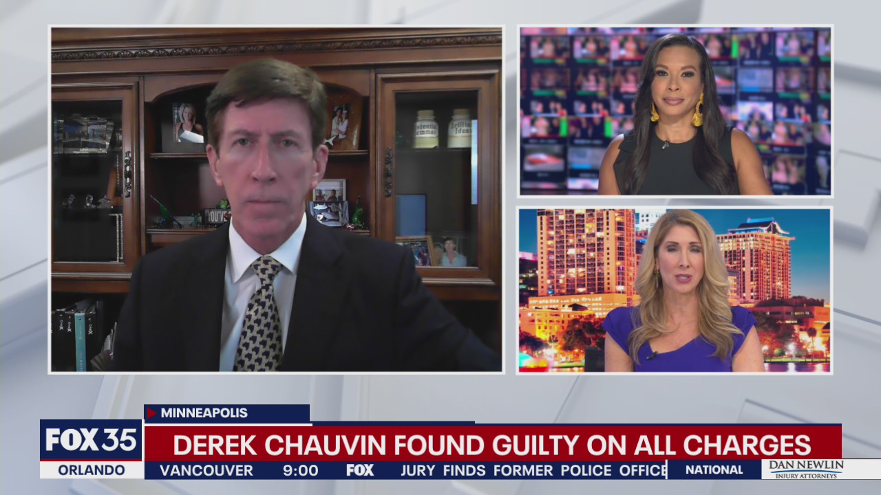 Attorney Mark O'Mara reacts to Chauvin verdict