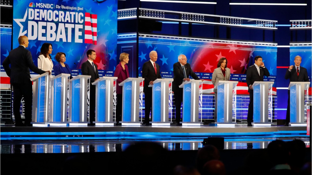 Democratic candidates square off in 5th debate in Atlanta