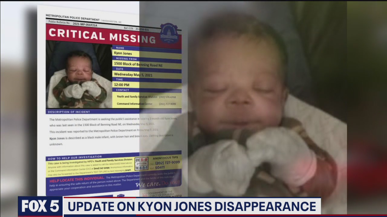 DC police completed landfill search for missing baby