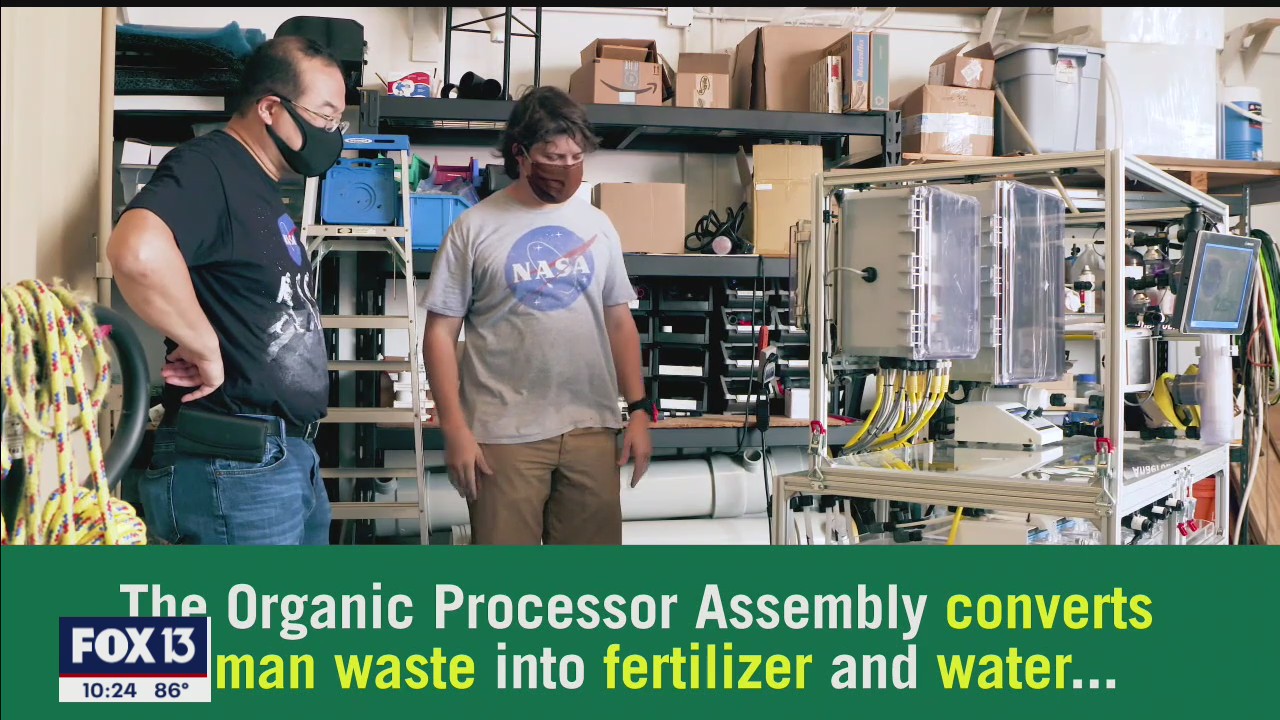 Sustainability in space, courtesy of NASA and USF