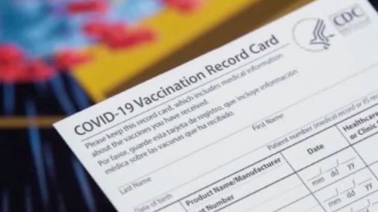 Forged vax card scheme