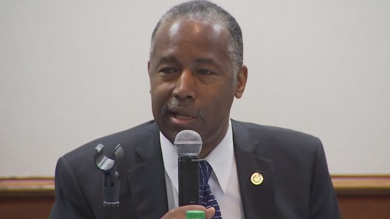 HUD Secy Ben Carson pitches new homelessness strategy