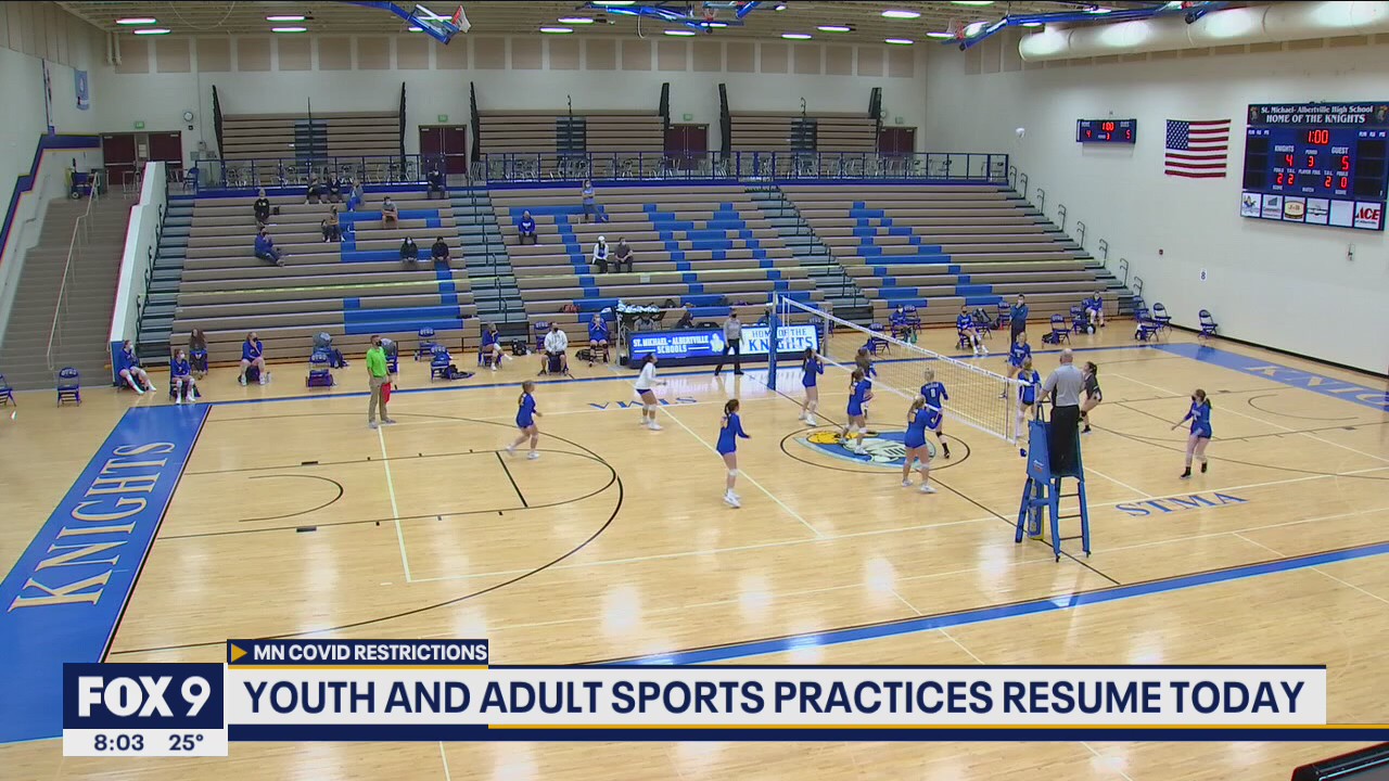 Youth, adult sports resume practices Monday