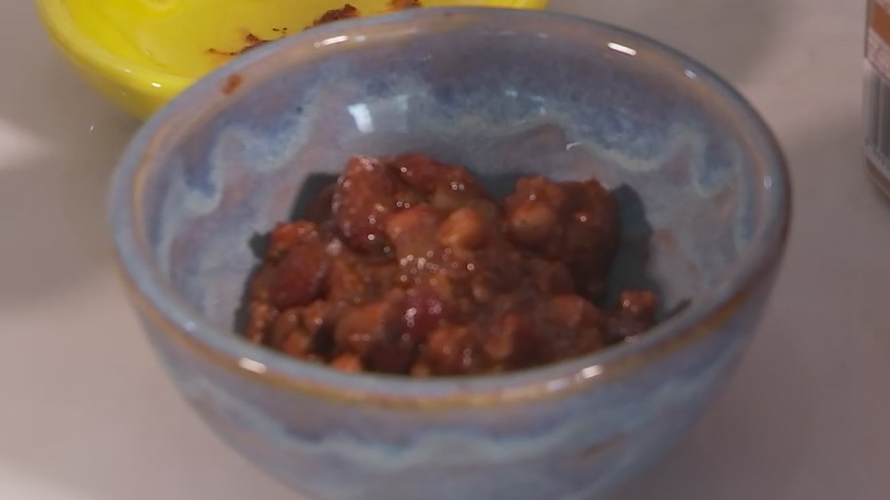 D.Sweetpea's chili recipe from Austin Empty Bowl cookbook