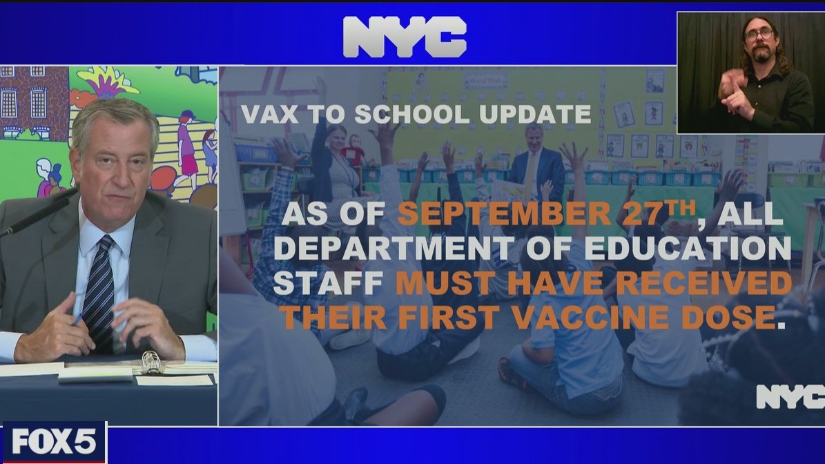 NYC vaccine mandate for school workers