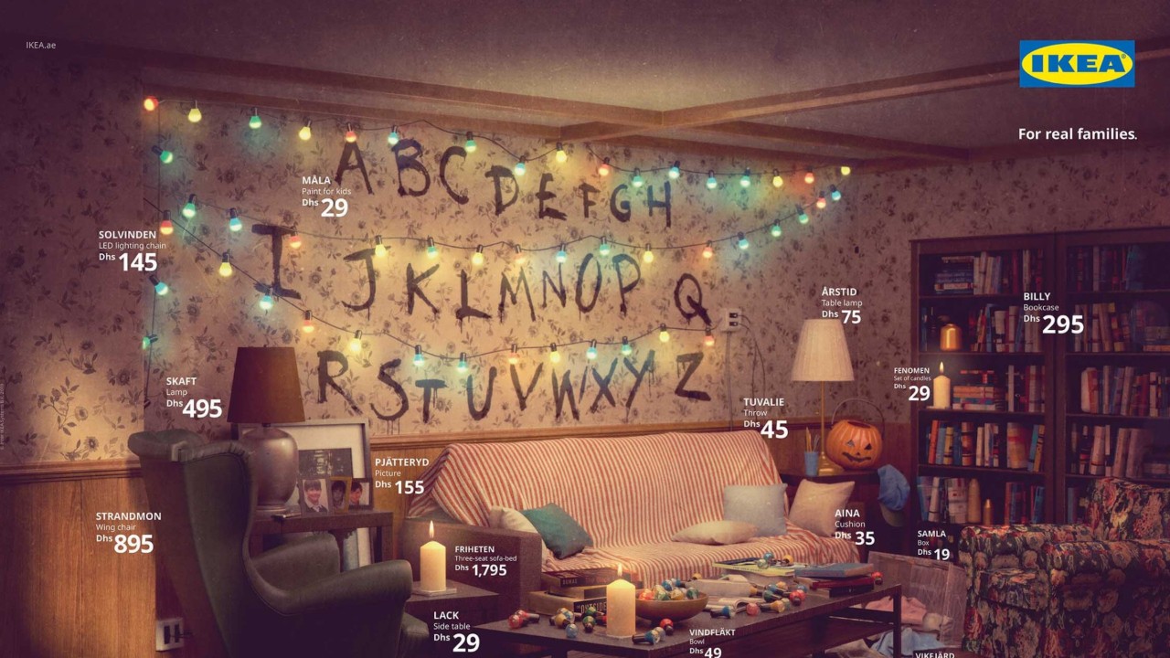 IKEA recreates iconic television living rooms