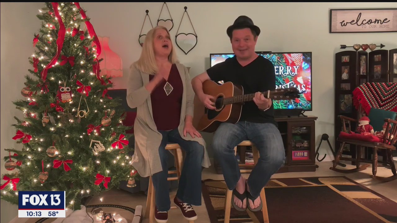 Wife recovers from COVID to sing with husband for Christmas