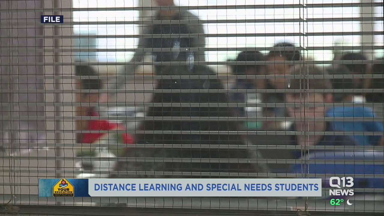 In-person learning still presenting challenges for special needs children.