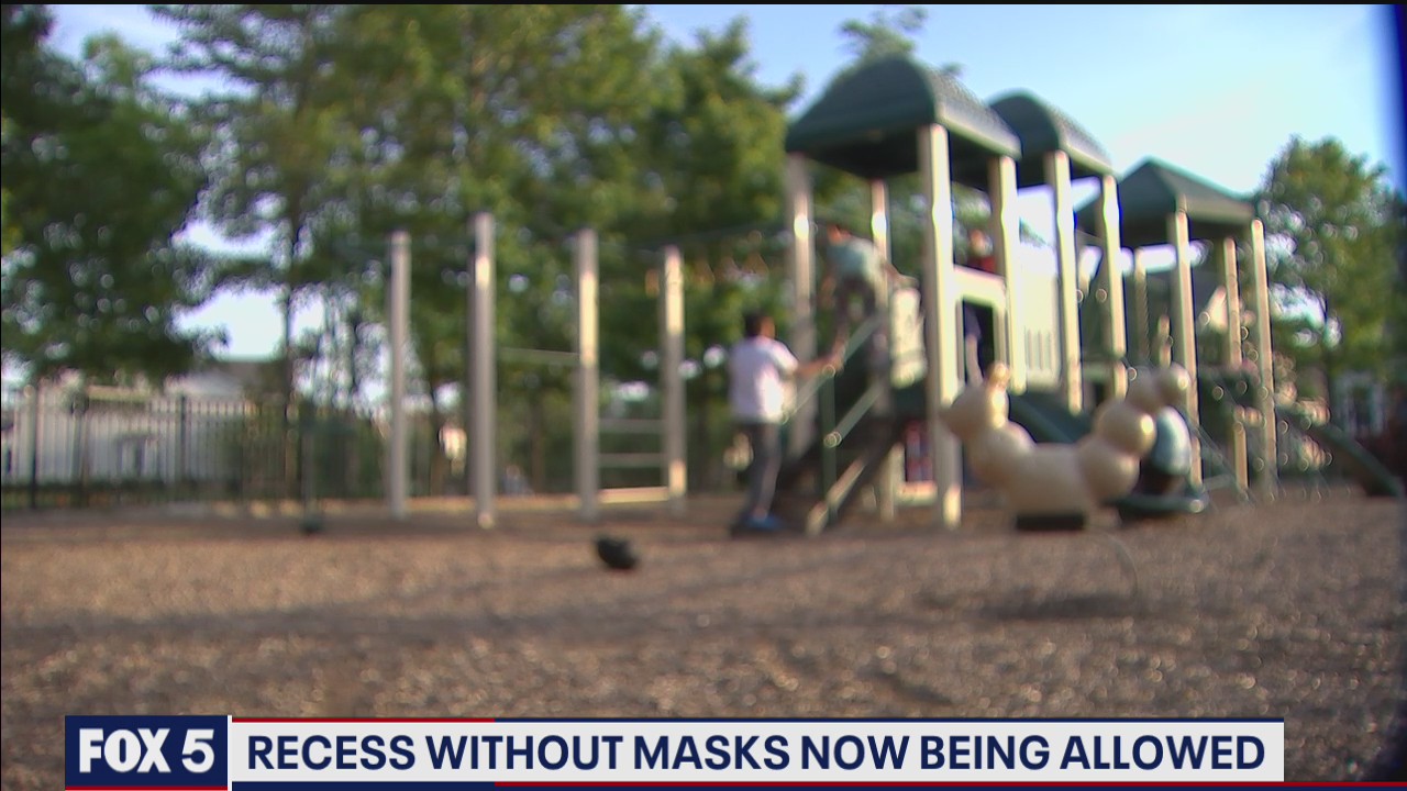Some districts allowing some kids to go mask free at recess