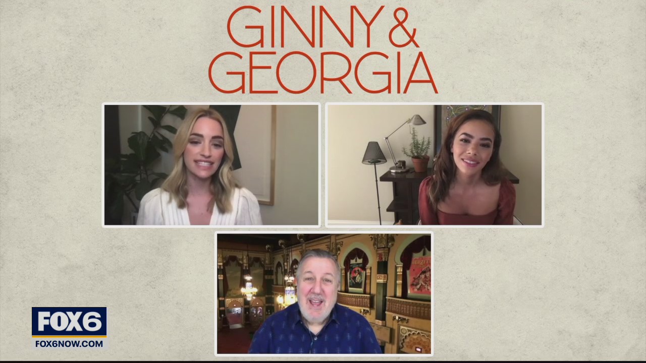 Gino talks with the stars of the Netflix family drama Ginny and Georgia