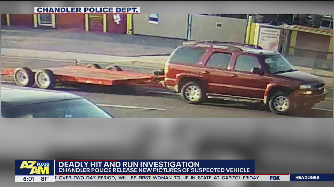Chandler police release photos of suspected vehicle involved in deadly hit-and-run crash