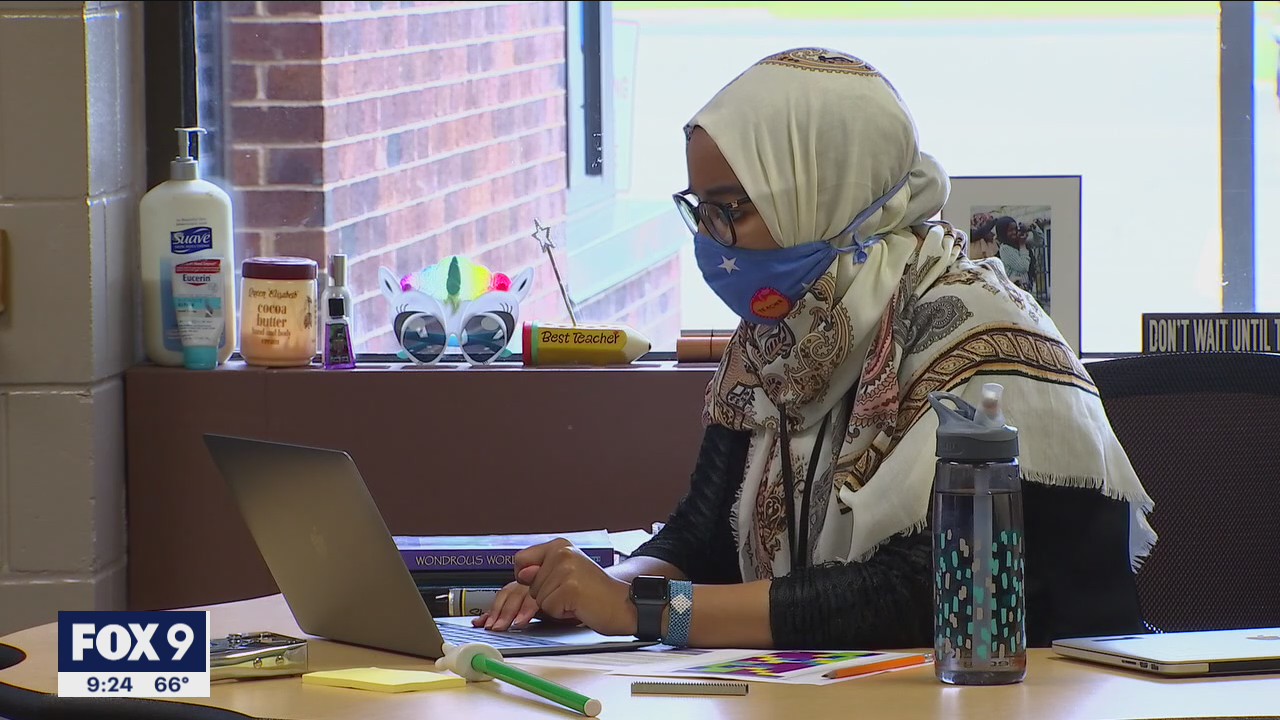 Minnesota's Teacher of the Year prepares classroom for hybrid learning model