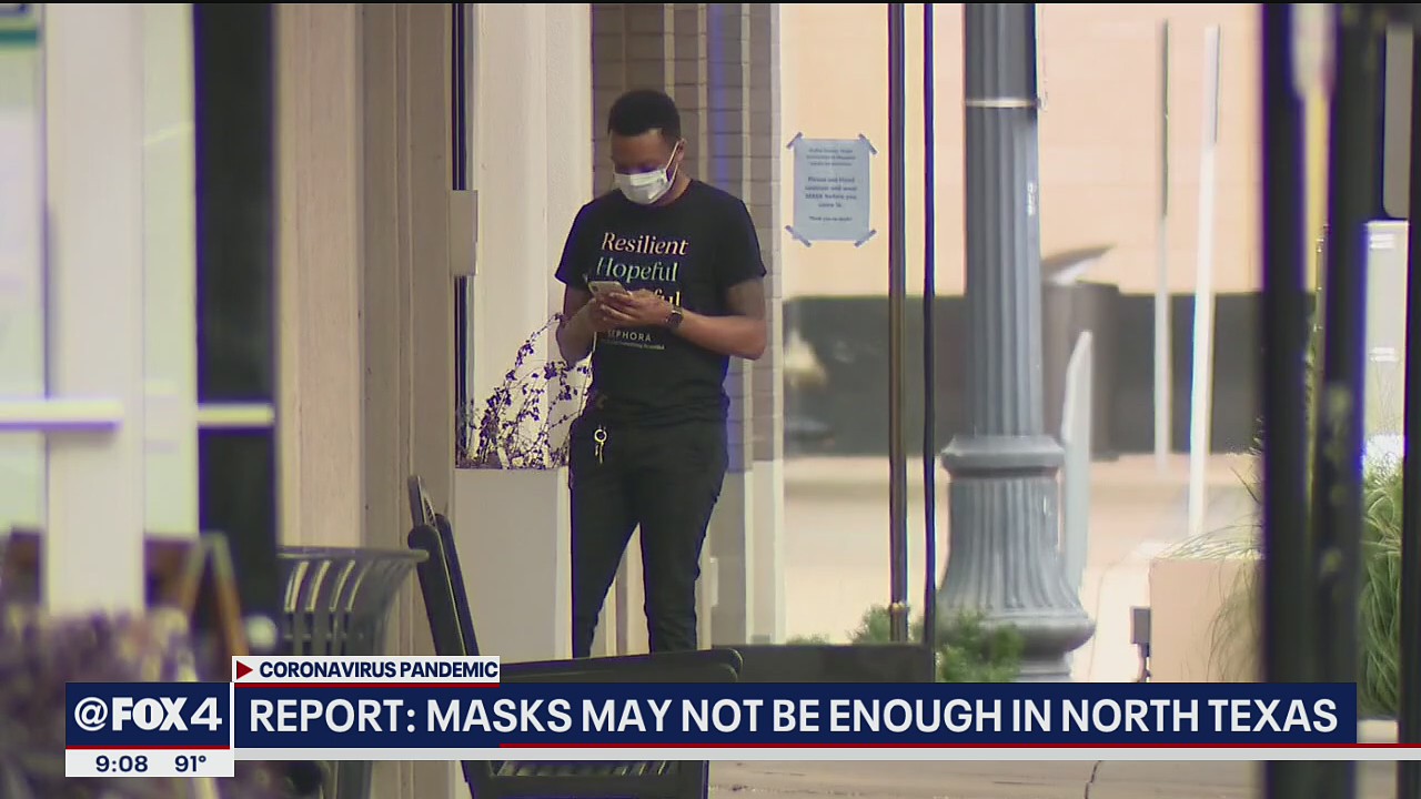 Report: Masks may not be enough in North Texas to flatten the curve