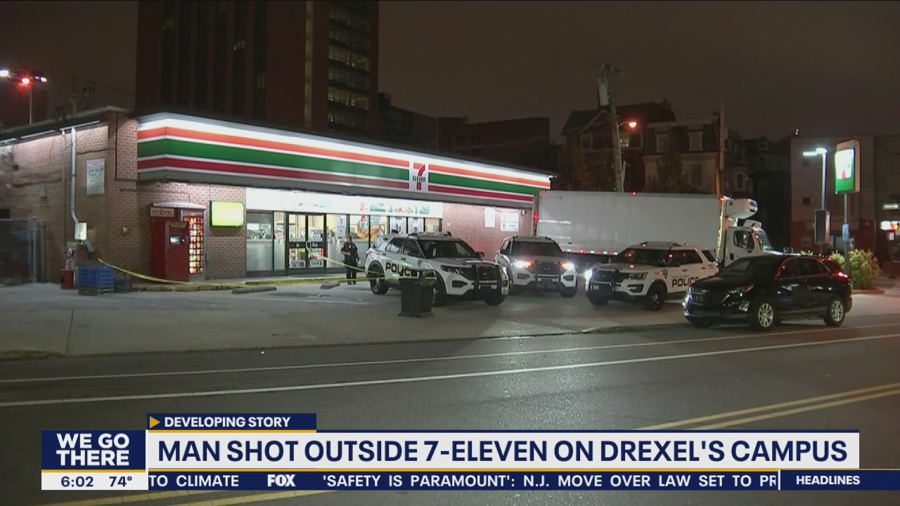 Man shot outside 7-Eleven on Drexel's campus