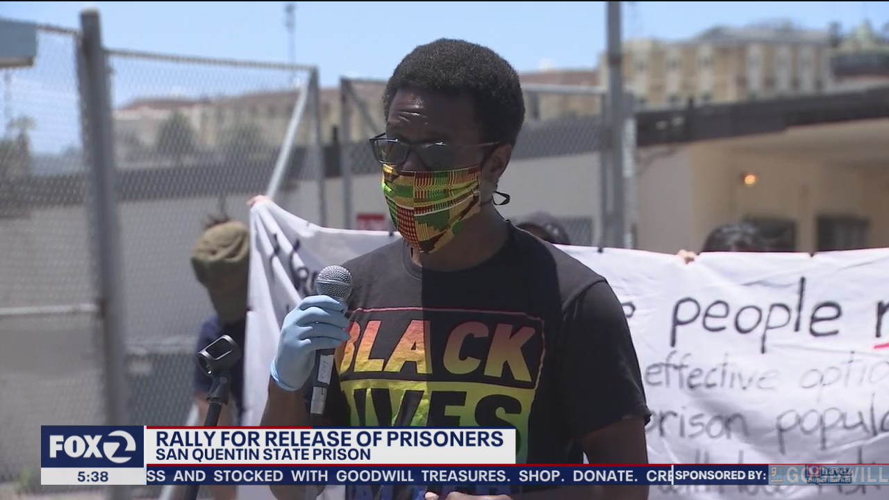 Rally at San Quentin to release prisoners