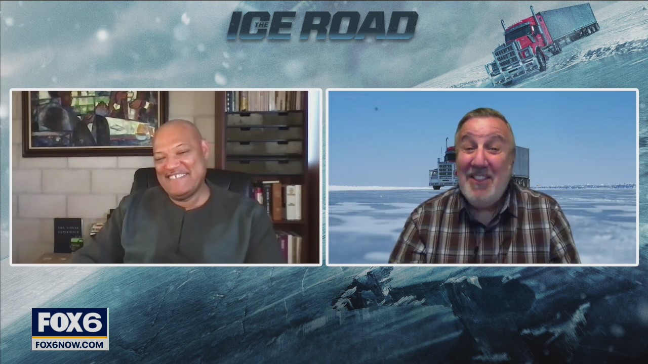 Gino talks with star from Netflix film The Ice Road
