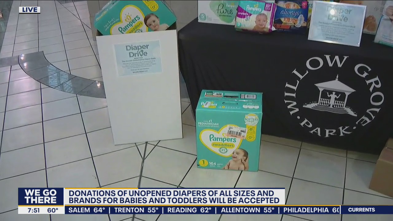 Willow Grove Park Mall partners with Greater Philadelphia Diaper Bank for a diaper drive
