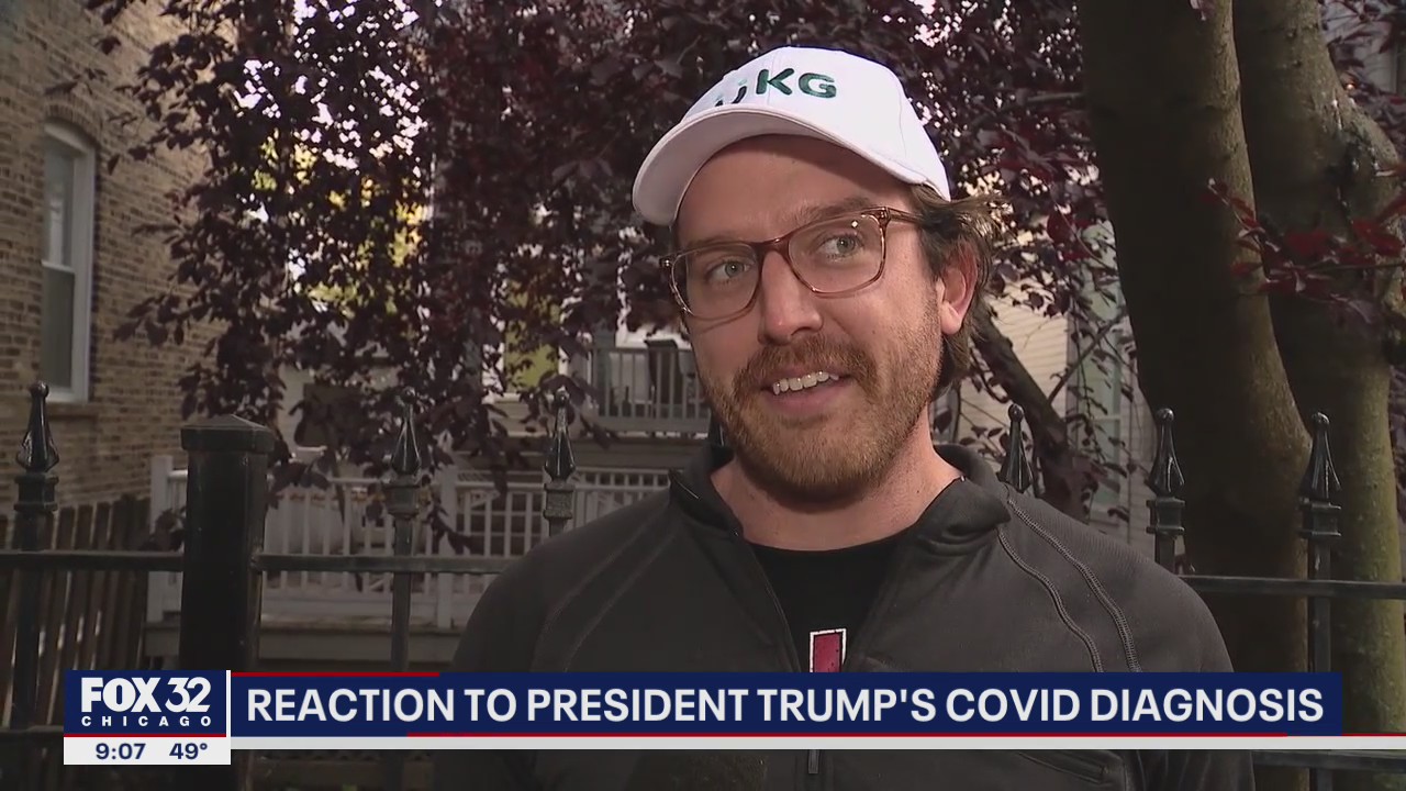 Chicago voters react to Trump having COVID-19