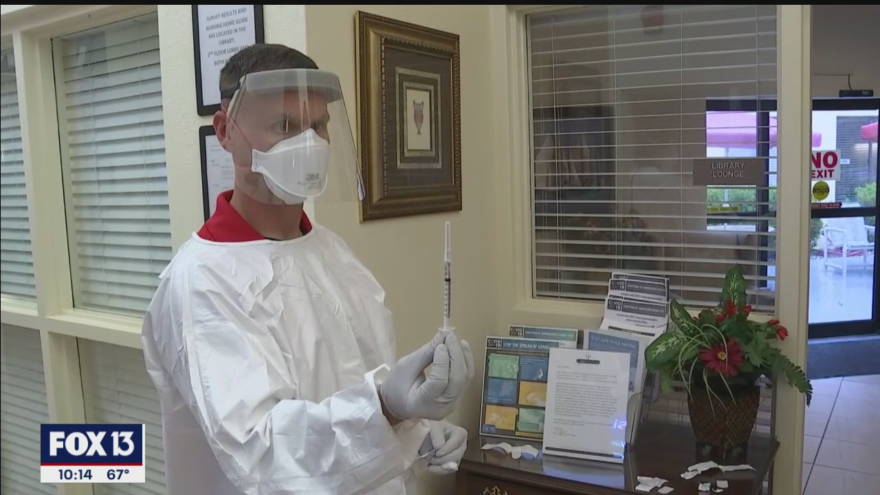 Vaccines administered in Pinellas County nursing homes