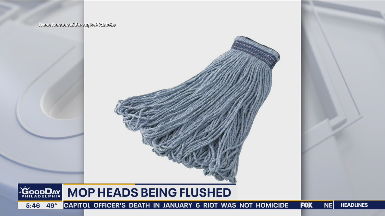Lehigh County borough issues warning after mop head flushing incidents