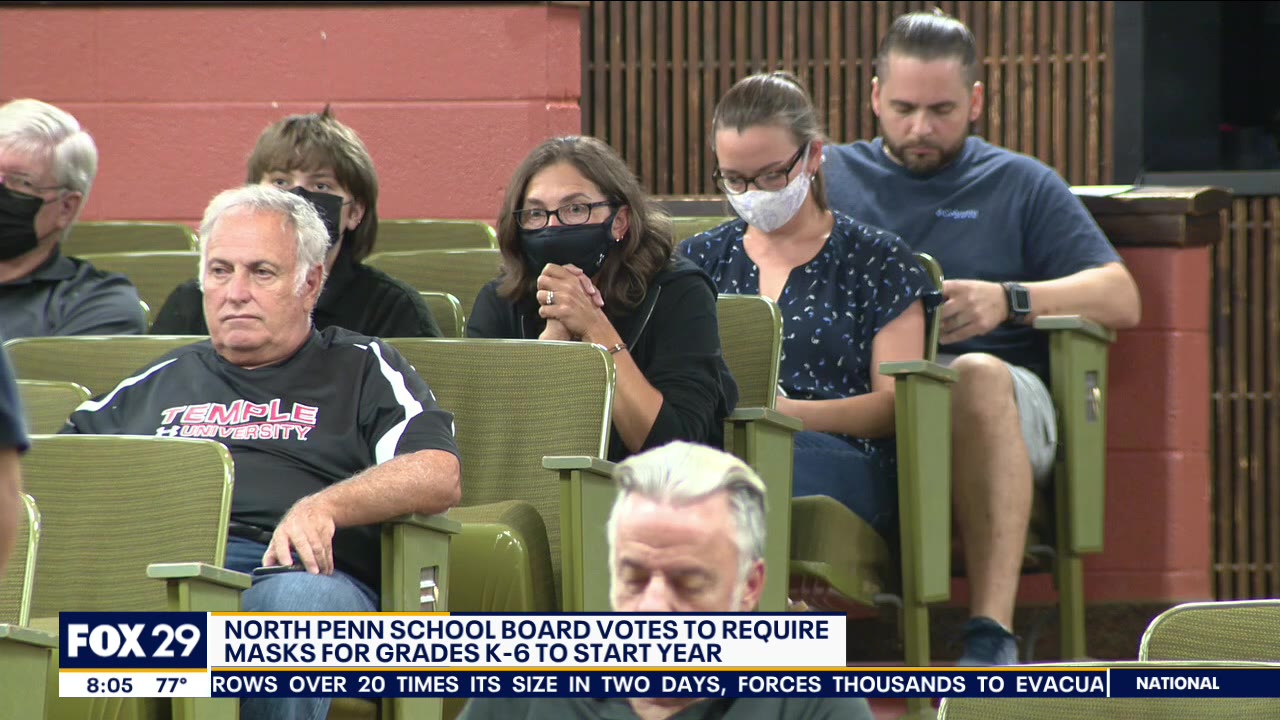 North Penn School Board requires masks for students grades K-6