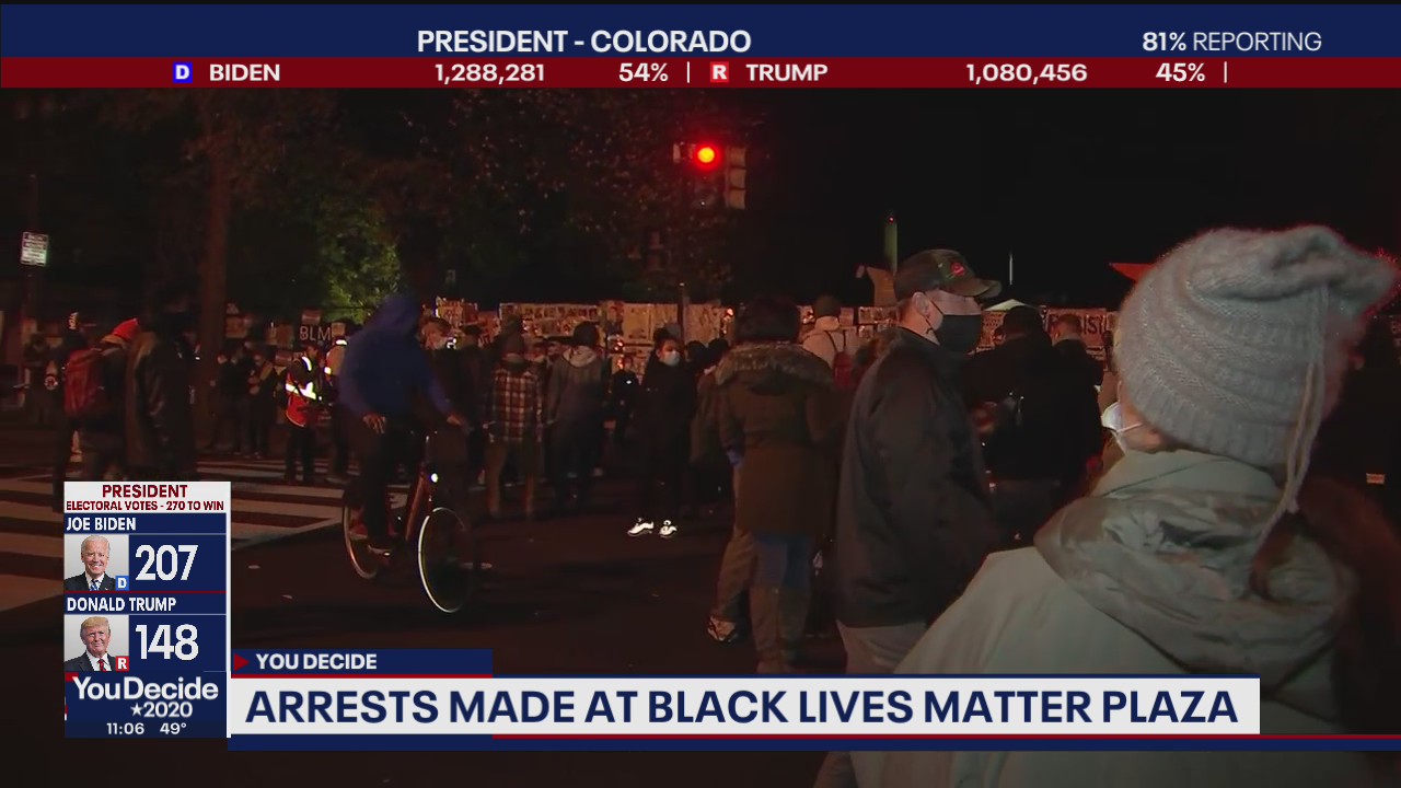 Arrests made at Black Lives Matter Plaza