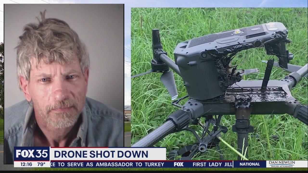 Sheriff's Office drone shot down