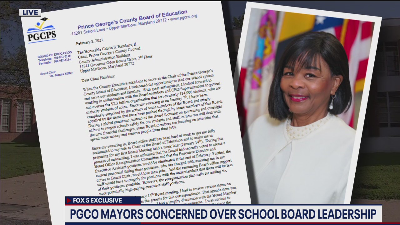 PG mayors express concern about school board leadership