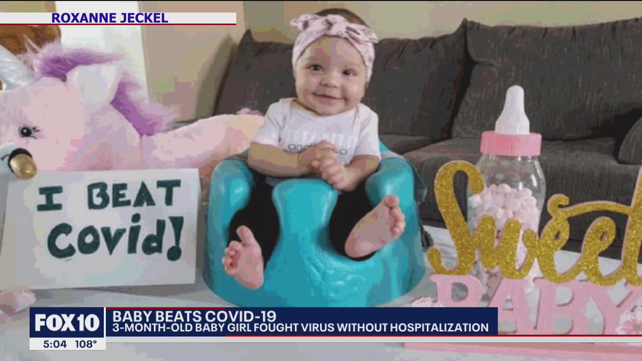Baby beats COVID-19 during her first few months on Earth