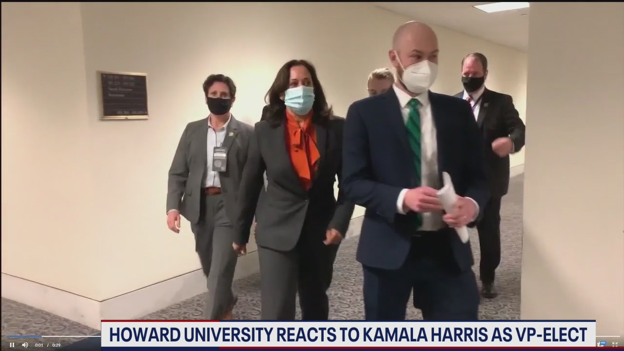 Howard University reacts to Kamala Harris as VP-elect