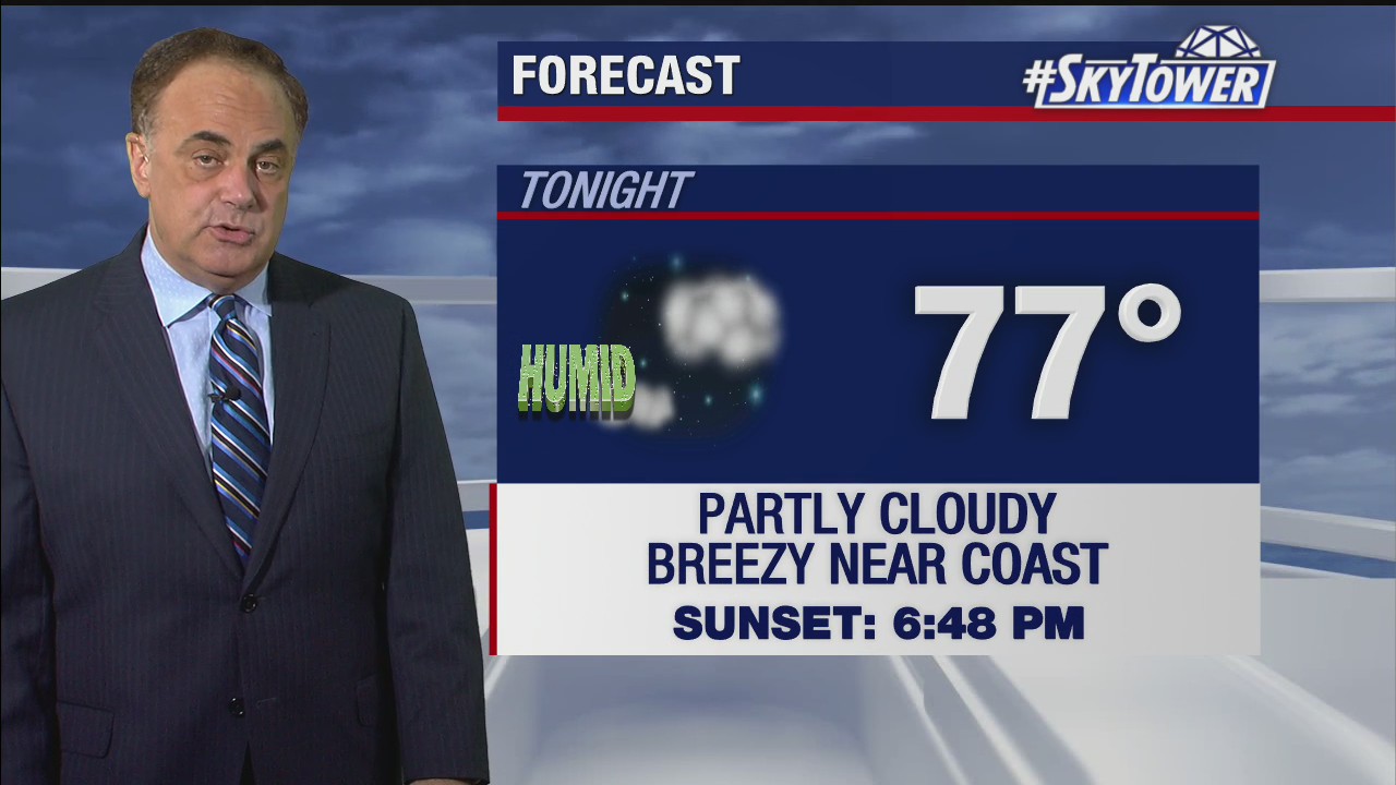 Wednesday evening weathercast