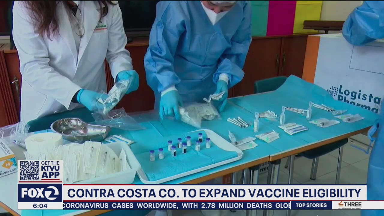 Contra Costa County expanding vaccination eligibility faster than required