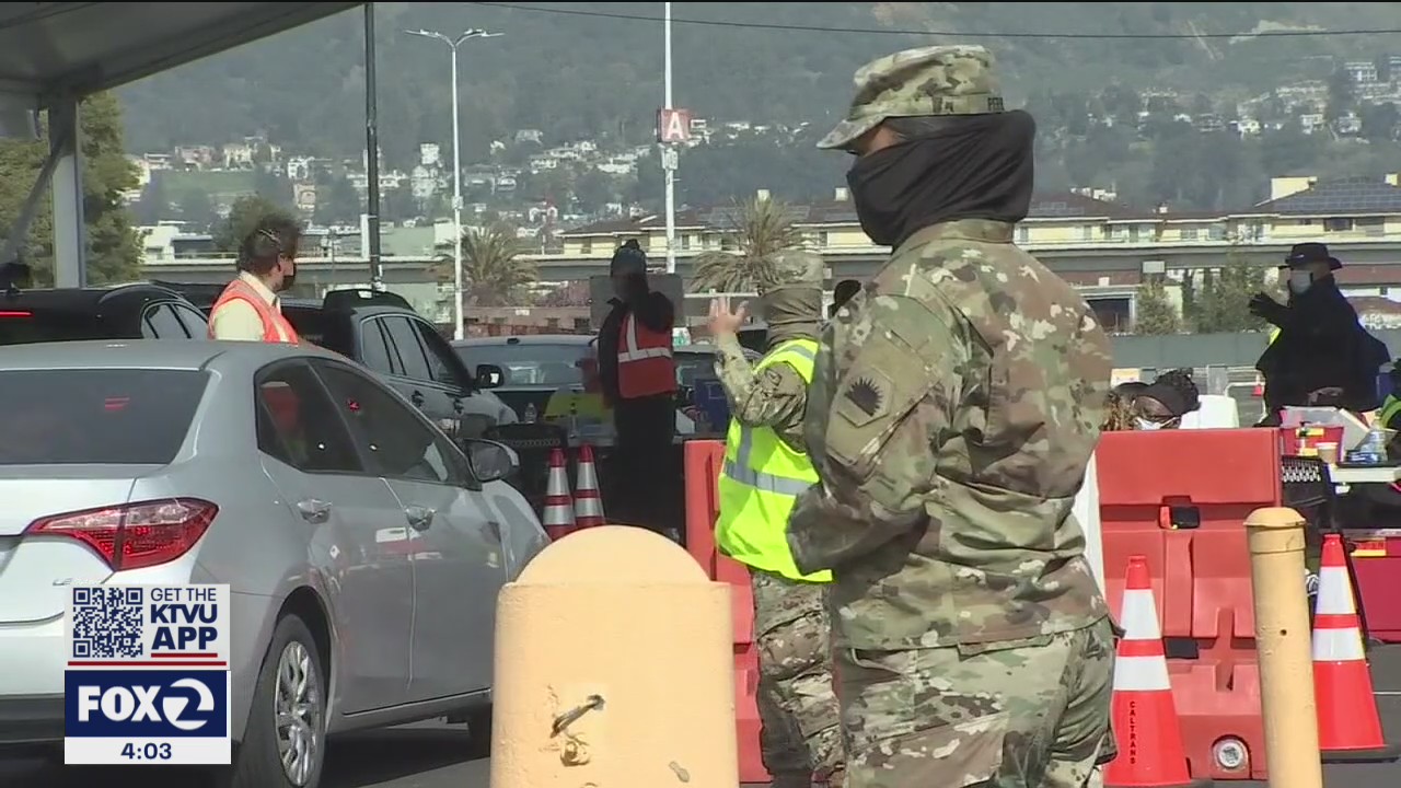 Uncertain future of Oakland Coliseum mass vaccination site